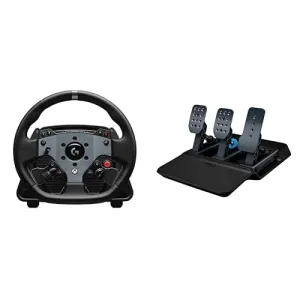 Logitech G Pro Racing Wheel   Pro Racing Pedal Bundle - Xbox X|S/Xbox One/PC