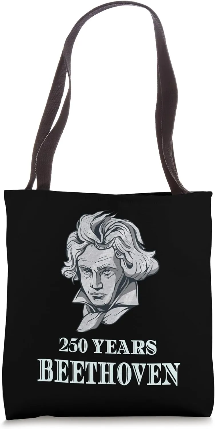 Ludwig van Beethoven Opera Classic Music 250 Years Tote Bag