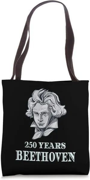 Ludwig van Beethoven Opera Classic Music 250 Years Tote Bag