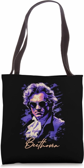 Ludwig van Beethoven Piano Musician Symphony Composer Tote Bag