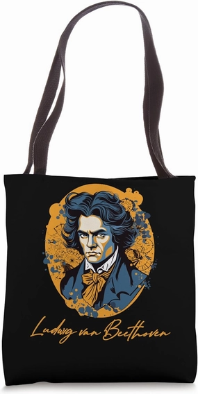 Ludwig van Beethoven Piano Musician Symphony Composer Tote Bag