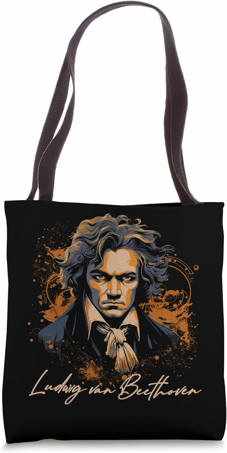 Ludwig van Beethoven Piano Musician Symphony Composer Tote Bag