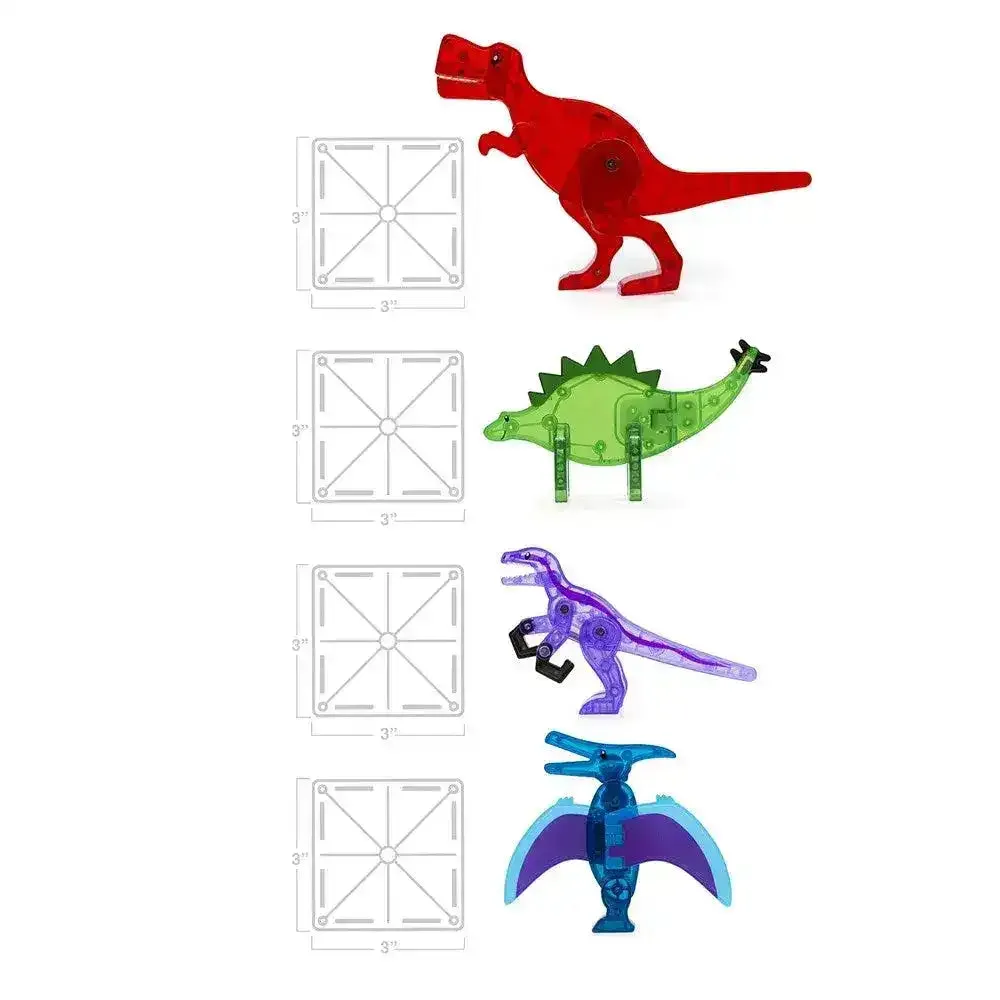 Magna-Tiles - Dino World - 40 Piece Set