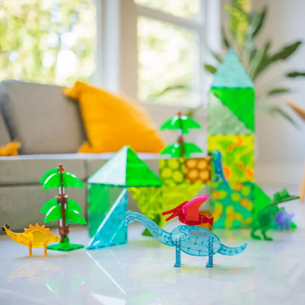Magnatiles Dino World XL - 5o Piece Set
