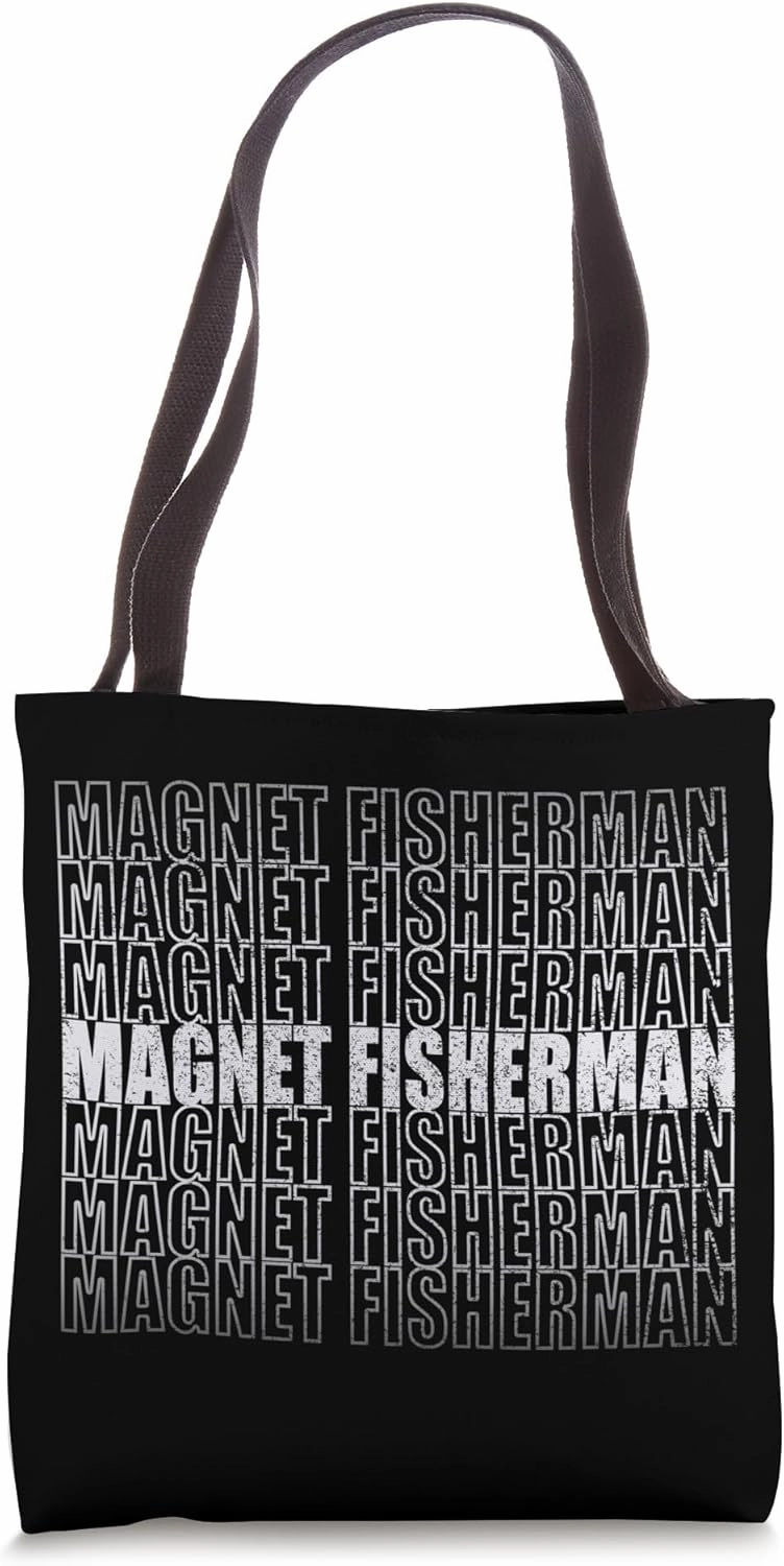 Magnet Fishing Treasure Hunt Neodymium Magnet Relic Hunter Tote Bag