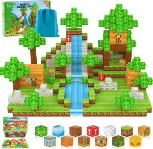 Magnetic Blocks for Kids,Building Toys for Boys & Girls Ages 3-5 6-8 8-12. STEM Learning, Montessori, Fidget, Sensory Cubes. Magnet Tiles Block Gifts for Toddler 3  Year Old