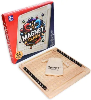 Magnetic Chess Board Game Set with 24 Stones - Educational Strategy & Puzzle Game for Families and Parties, Brain Teaser for Kids & Adults, Ideal Gift