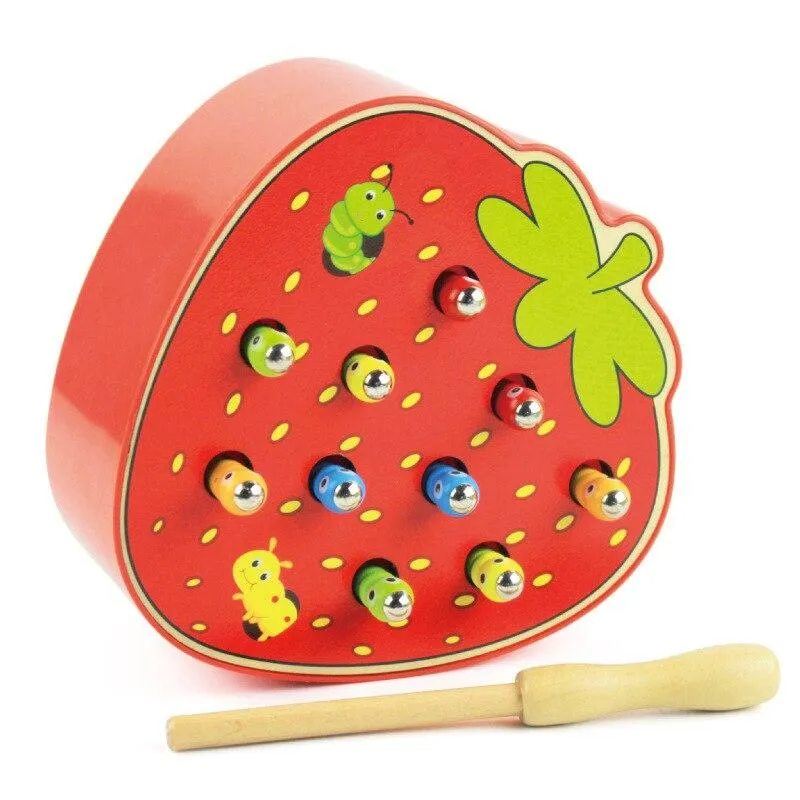 Magnetic Fishing Fun - Worm Game For Children