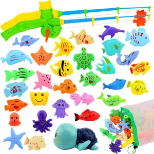Magnetic Fishing Pool Toy Set - Fun Fish Game for Kids