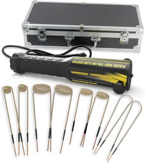 Magnetic Induction Heater Bolt Removal - 1100W 110V Heat Induction Tool with 8 - Coil and Box Case for Rusty Screw Removal