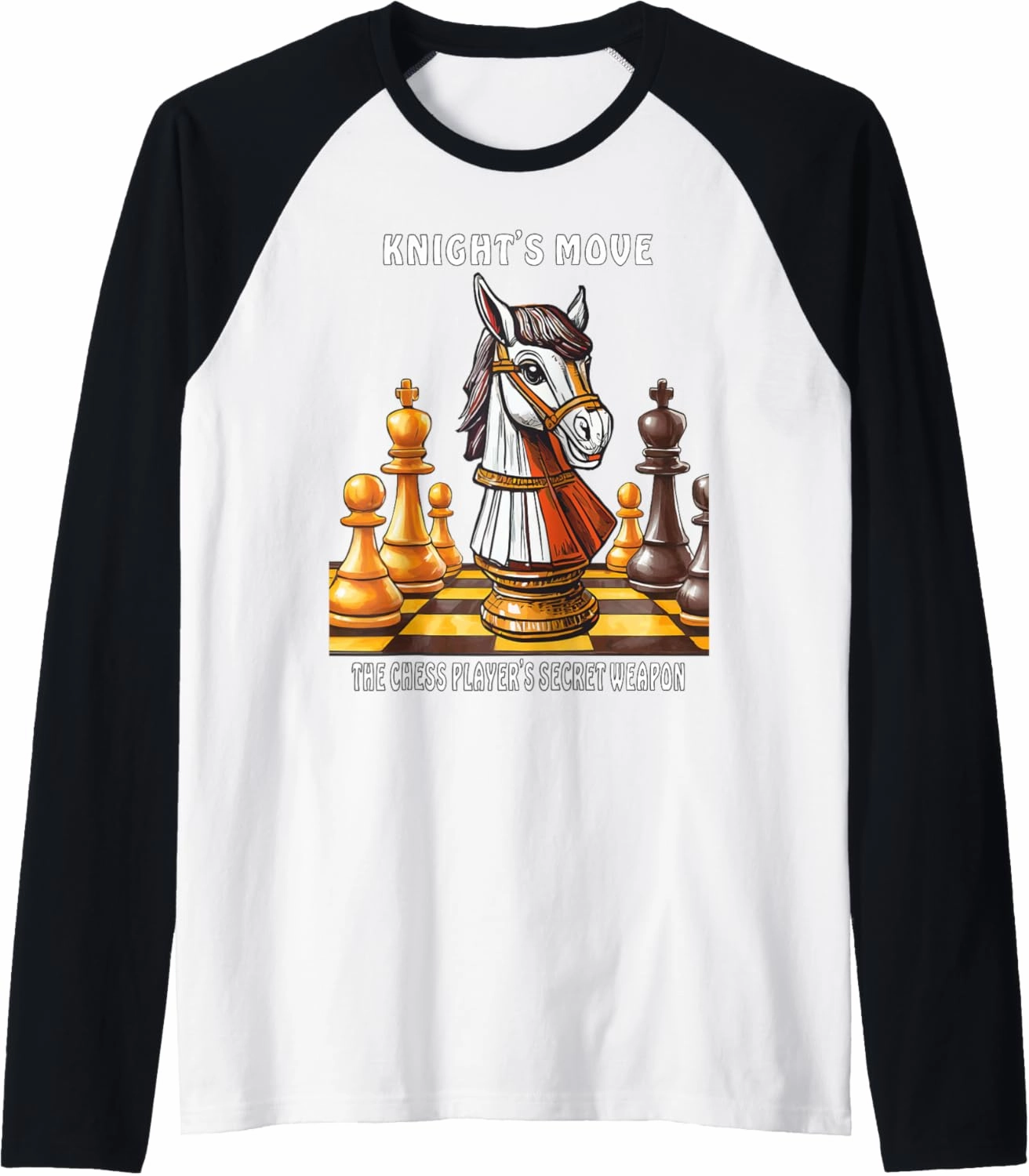 Masterful Chess Move Design For Strategists Playing Chess Raglan Baseball Tee