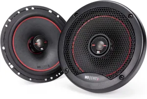 MB Quart RK1-116 Reference Car Speakers (Black, Pair) – 6.5 Inch Coaxial Speaker System, 200 Watt, 2-Way Car Audio, 4 OHMS (Grills Included)