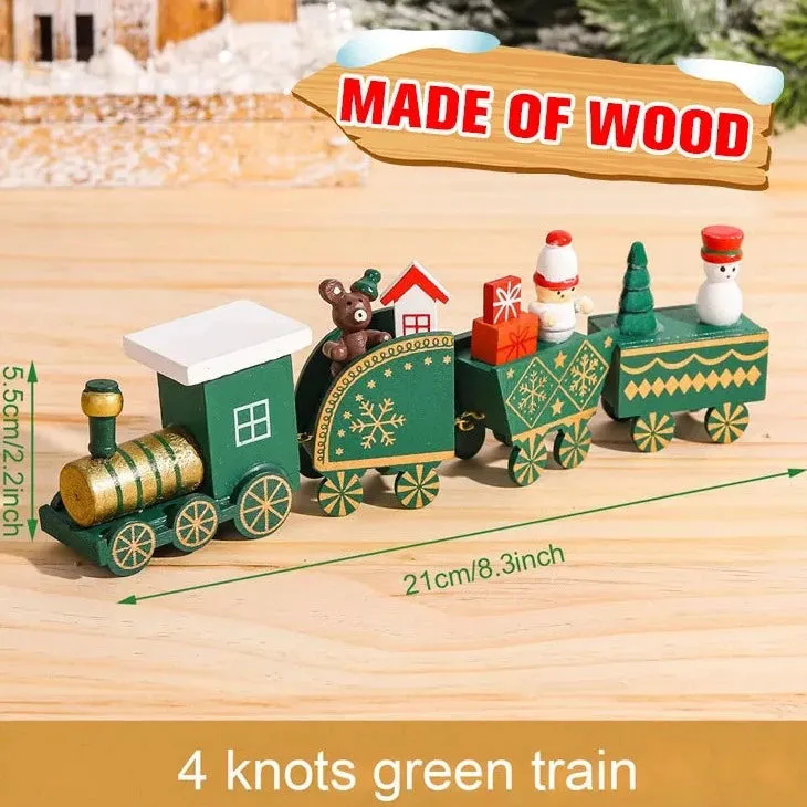 Merry Christmas Train Ornament Set