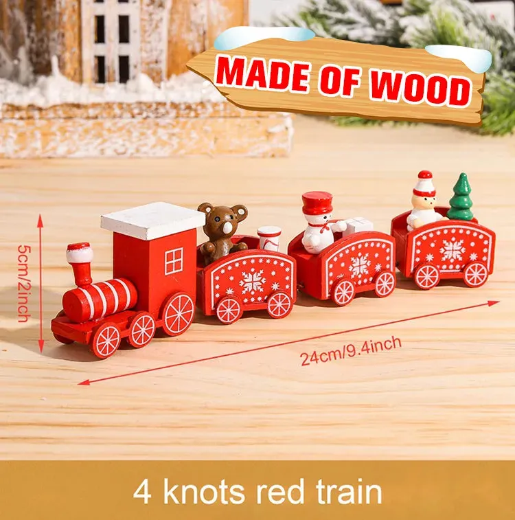 Merry Christmas Train Ornament Set