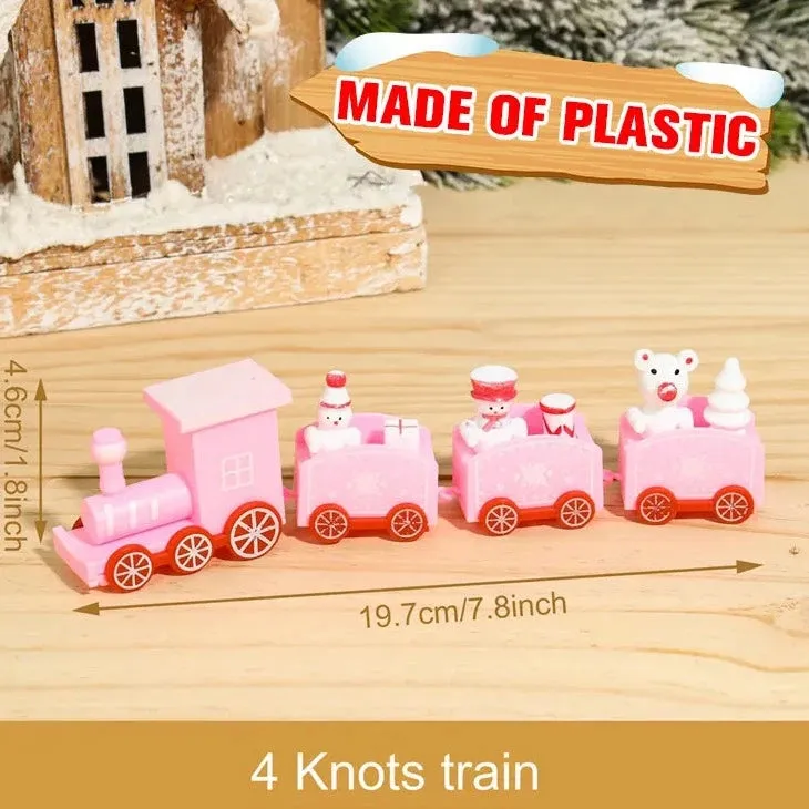 Merry Christmas Train Ornament Set