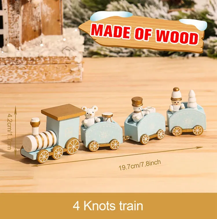 Merry Christmas Train Ornament Set