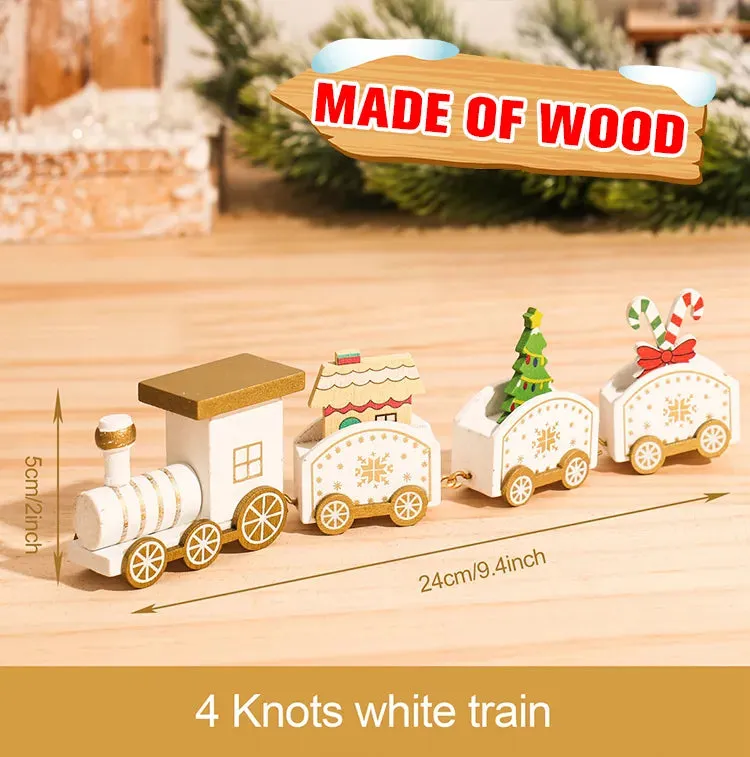 Merry Christmas Train Ornament Set