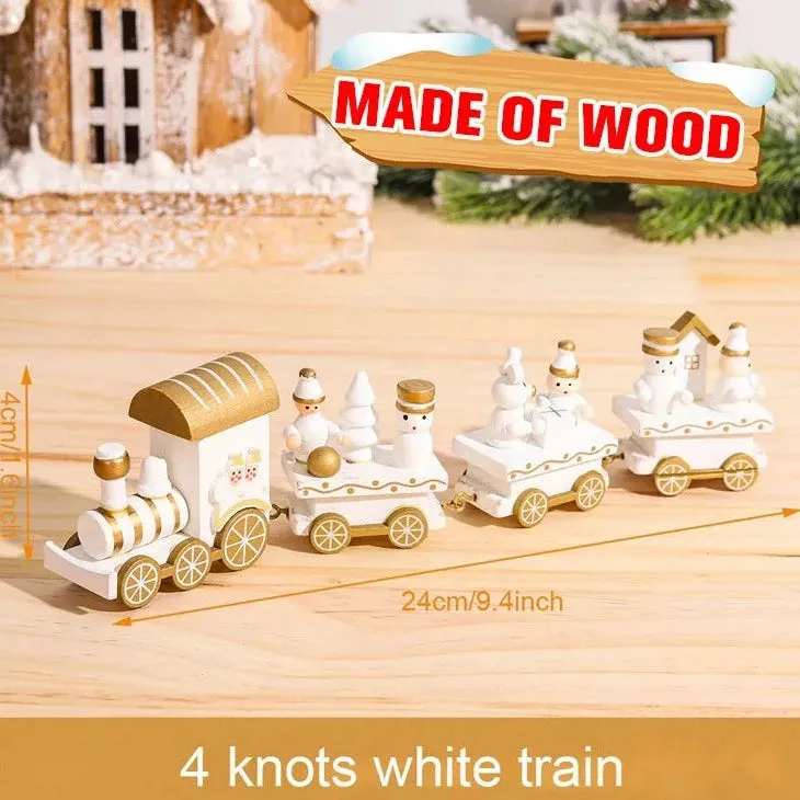 Merry Christmas Train Ornament Set