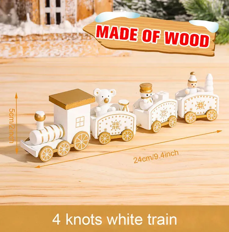 Merry Christmas Train Ornament Set