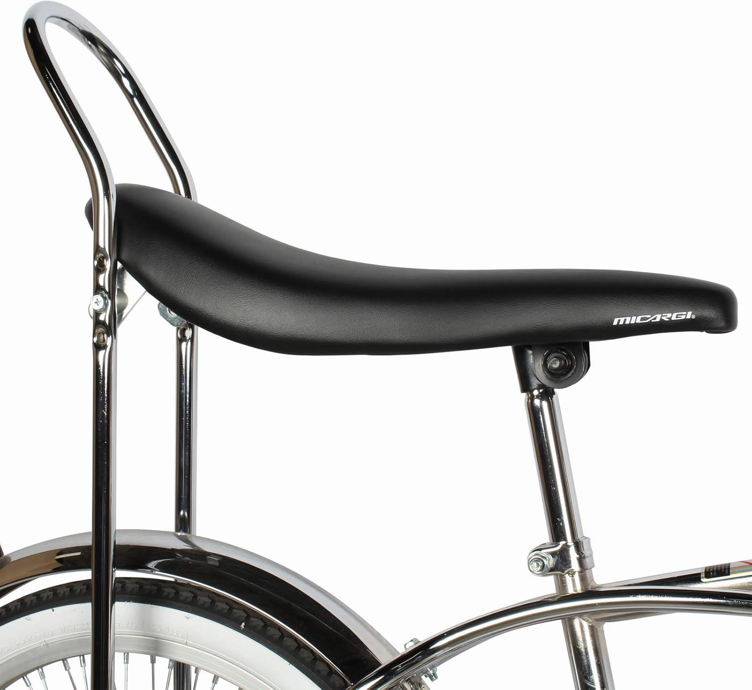 MICARGI 20" Retro Classic Bike, Beach Cruiser Bike for Kids/Adults,Lowrider Springer Fork Retro Banana Seat,High Rise Handlebar - Multi Color