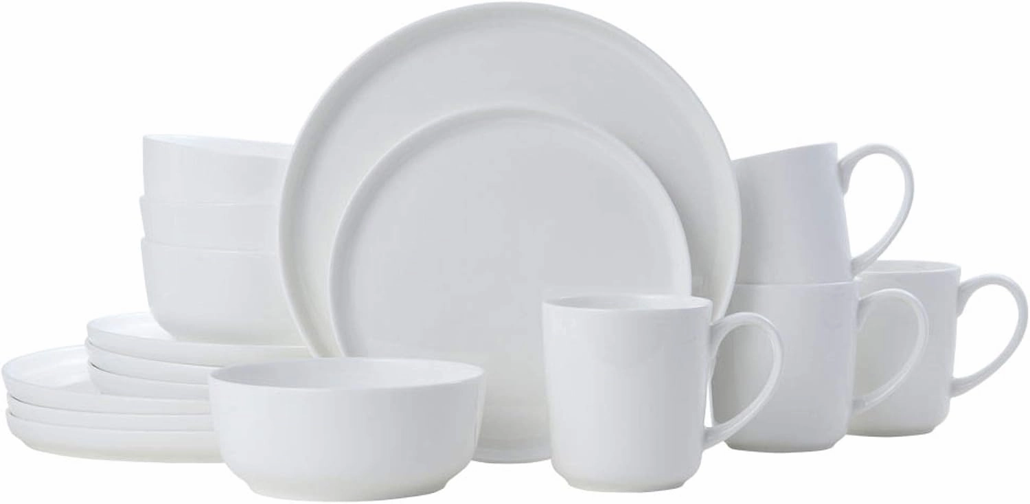 Mikasa 5266100 Samantha Chip-Resistant 16 Piece Set, Service for 4 White