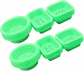 Milisten 150pcs Miniature Storage Basket Dollhouse Furniture Decor Shapes Practical and Safe for Organizing Toy House Accessories Lightweight and Compact Design