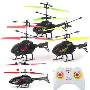 Mini RC Helicopter Toy with Remote Control & USB Charger – Compact Size for Indoor Fun