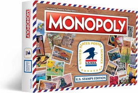 Monopoly: U.S. Stamps Edition | Buy, Sell, Trade Iconic & Collectible USPS Stamps | Classic Monopoly Game | Officially-Licensed United States Postal Service Merchandise