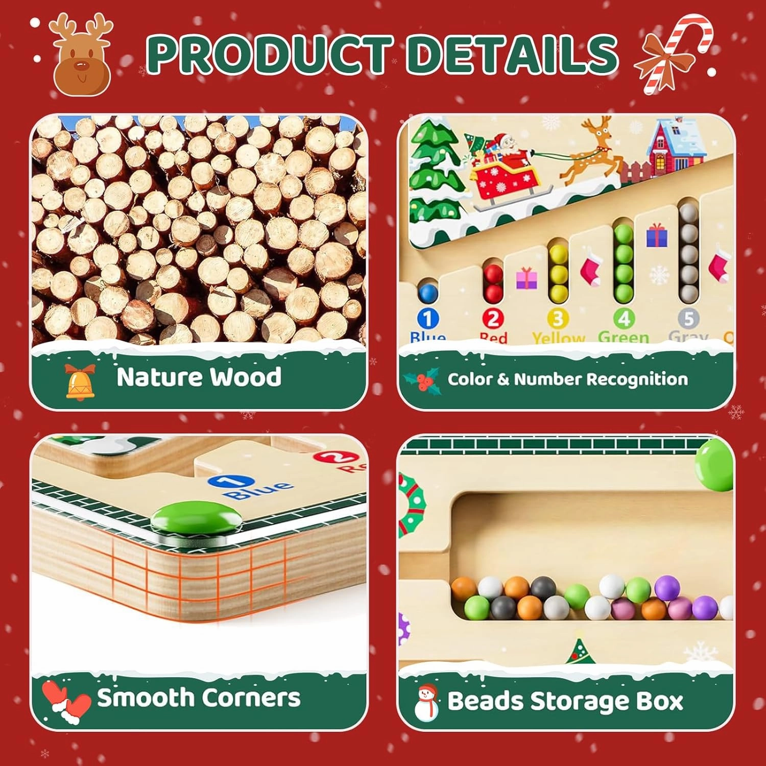 Montessori Toys,Wooden Toys for Ages 3-4