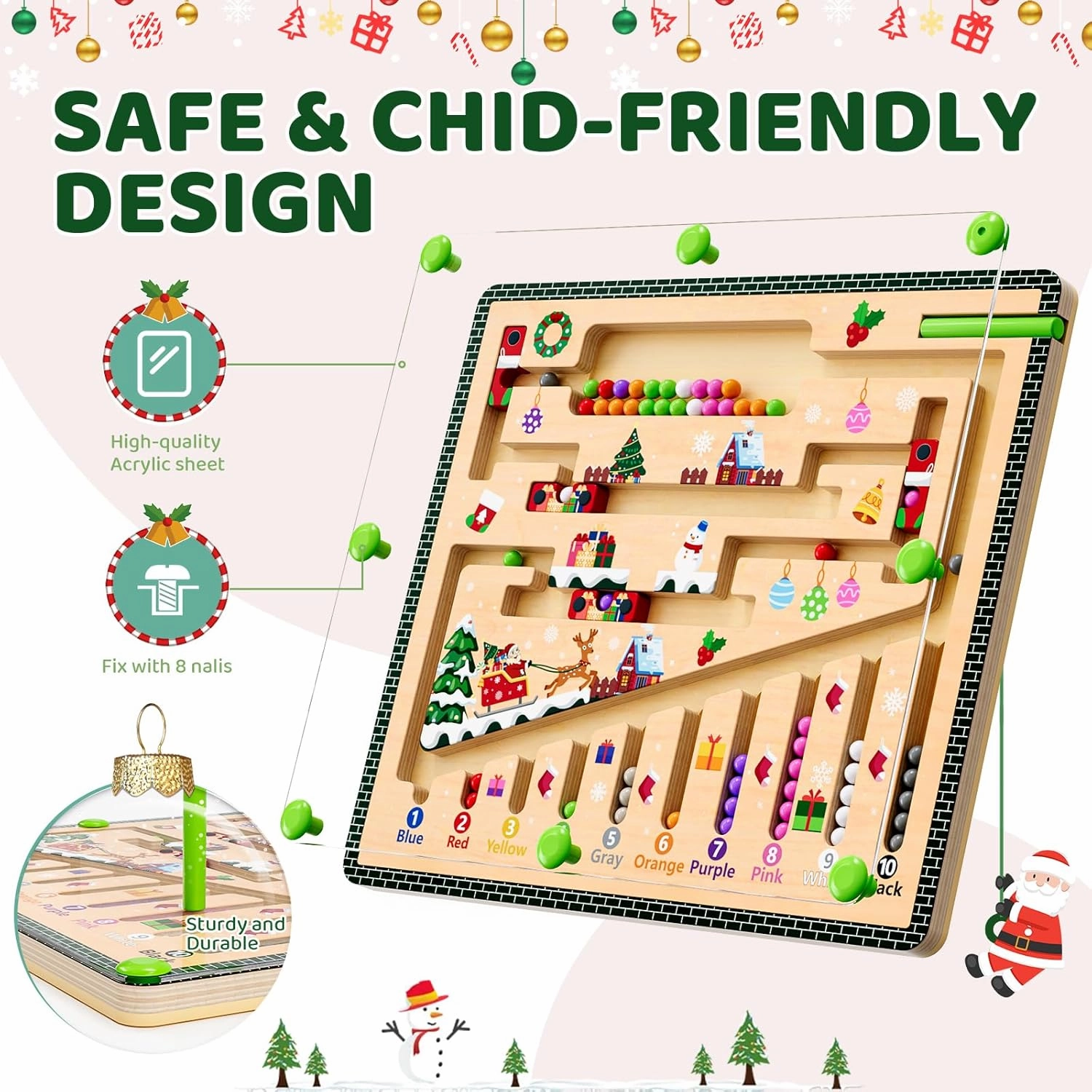 Montessori Toys,Wooden Toys for Ages 3-4