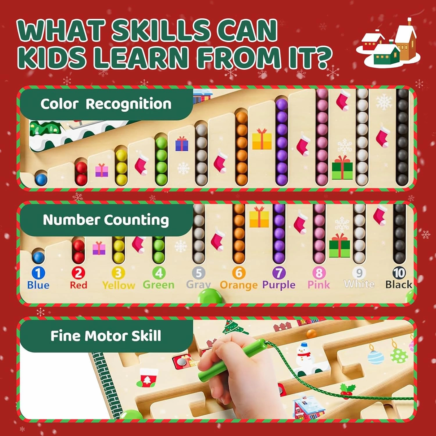 Montessori Toys,Wooden Toys for Ages 3-4