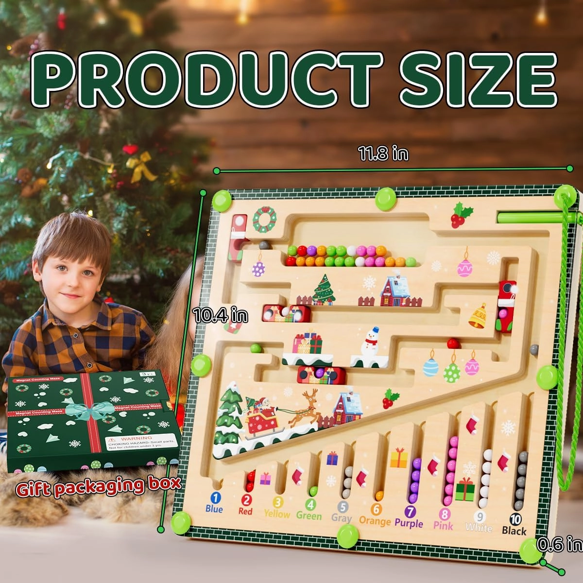 Montessori Toys,Wooden Toys for Ages 3-4