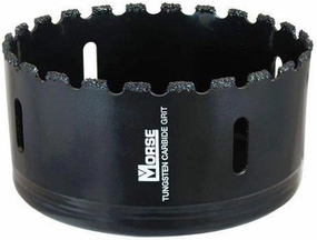 Morse MHSG68 Carbide Grit Edge Hole Saw, 4-1/4" Diameter, 1 piece