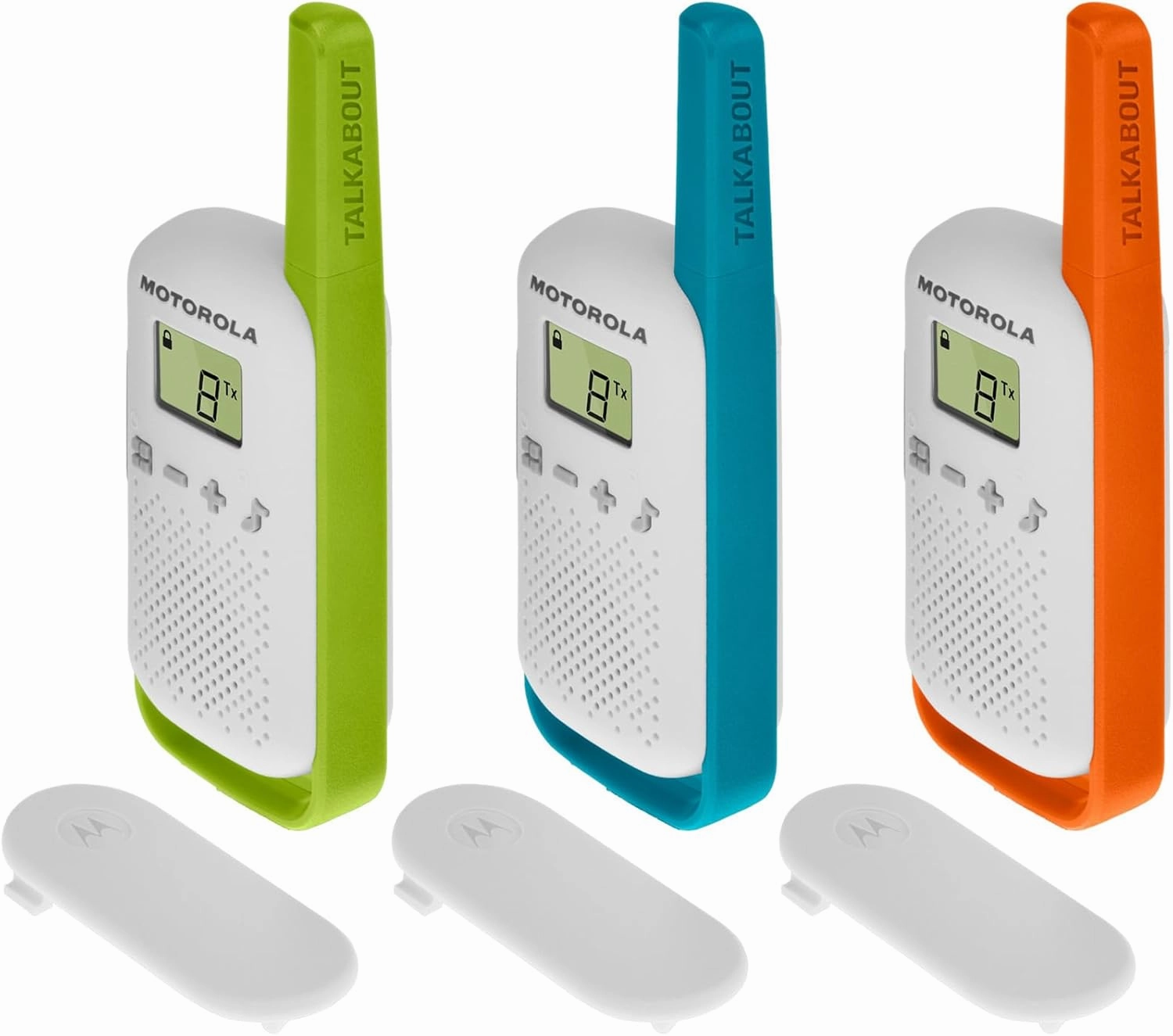 Motorola Solutions Talkabout T110TP, Kids Two-Way, Boys Girls Walkie Talkie Safety & Privacy Easy Pairing, 16 Mile, 3 Pack