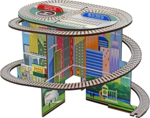 Mountain Spiral Railway, Printed Table Top Spiral - Made in USA