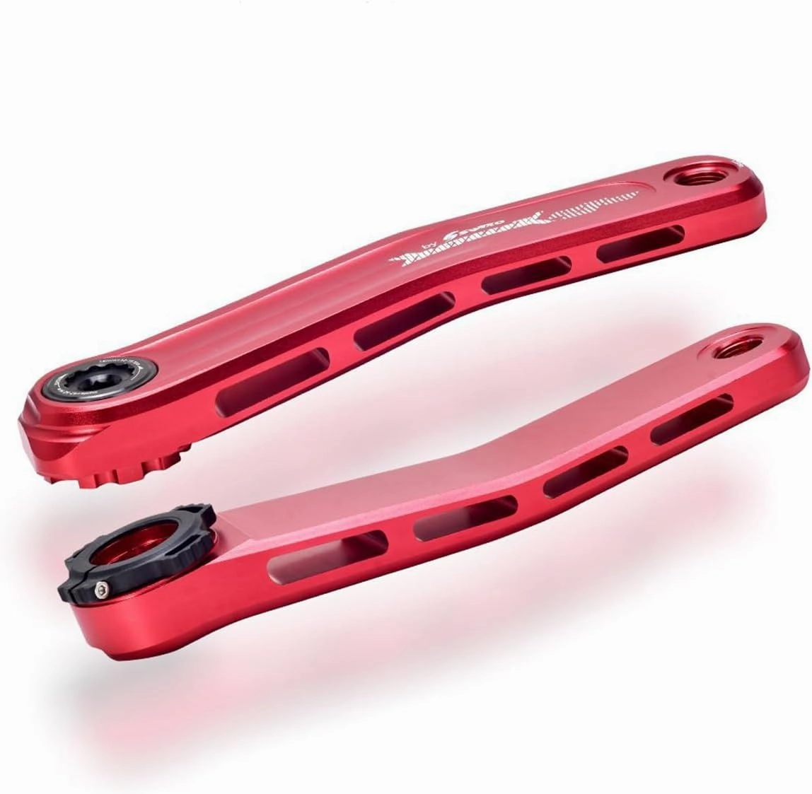Mountain Bike Crank Arm Set 170mm GXP Hollow Integrated Bikes Crankset Aluminum Alloy Bicyle Cranks with Bottom Bracket (Color : Gold, Size : 170mm)