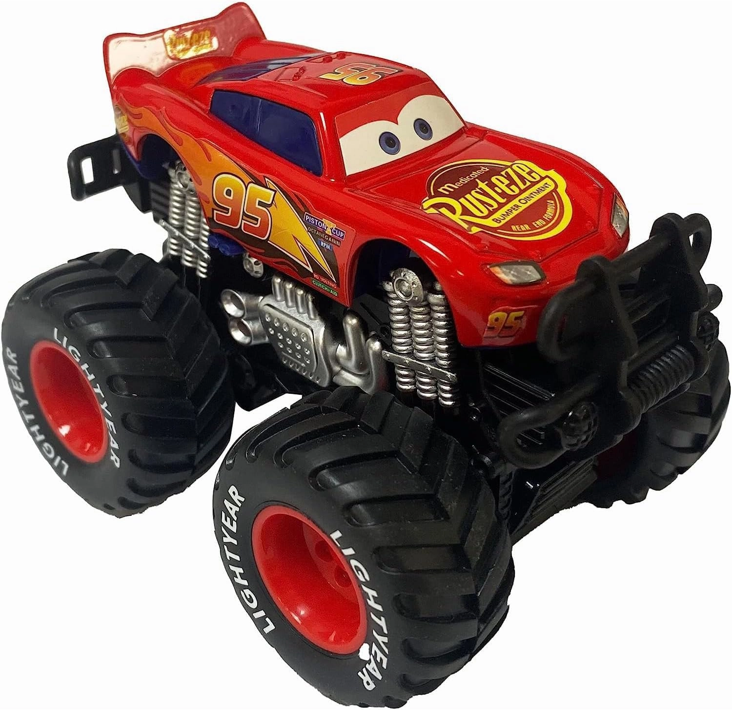 Movie Cars 3 Giant Wheels Cars 1：55 Diecast Vehicles Toys Set Oversized Children Car Toy (2PS)
