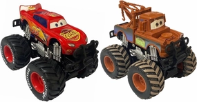 Movie Cars 3 Giant Wheels Cars 1：55 Diecast Vehicles Toys Set Oversized Children Car Toy (2PS)