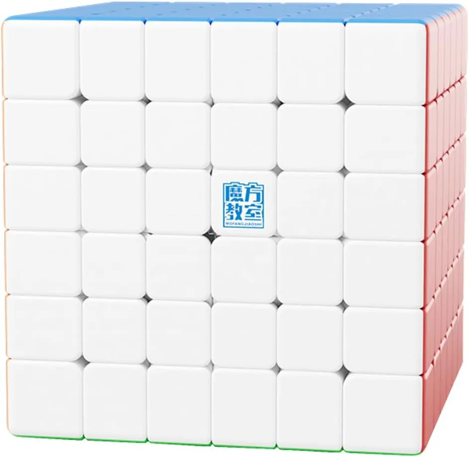 Moyu Meilong 6M V2 6x6 Magnetic Speed Cube, Adjustable Elasticity Magnetic Cube with Stickerless Shape Moves Quickly and Smoothly, Brain Teasers for Kids & Puzzle Boxes Classic Game
