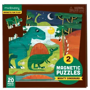 Mudpuppy Magnetic Dinosaur Puzzle 4 