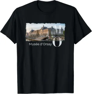 Musée d'Orsay Art Museum Exterior Paris France T-Shirt