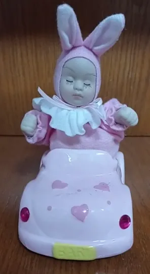 Musical Baby Born Decoration Ceramic Car Marital