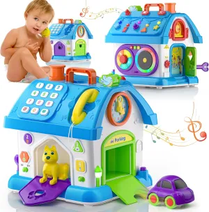 Musical House Toy and Musical Puppy Toy Bundle