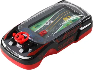 Musical Steering Wheel Toys, Handheld Games for Kids, Black Simulated Driving Racing Car Game, Interactive Plastic Car Racing Steering Wheel Toy