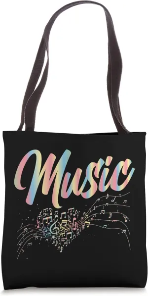Musician Singer Music Notes Musical Instruments Music Lover Tote Bag