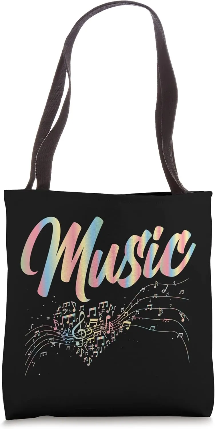 Musician Singer Music Notes Musical Instruments Music Lover Tote Bag