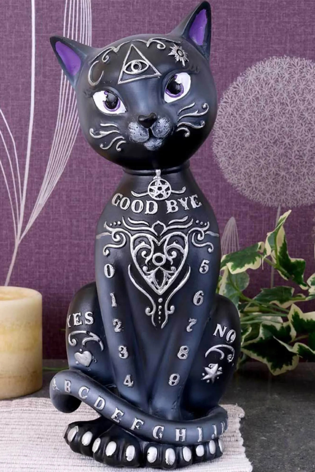 Nemesis Now Mystic Kitty Figurine Spirit Board Cat Ornament