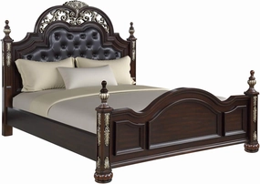 New Classic Furniture Maximus Wood Queen Bed, Madeira
