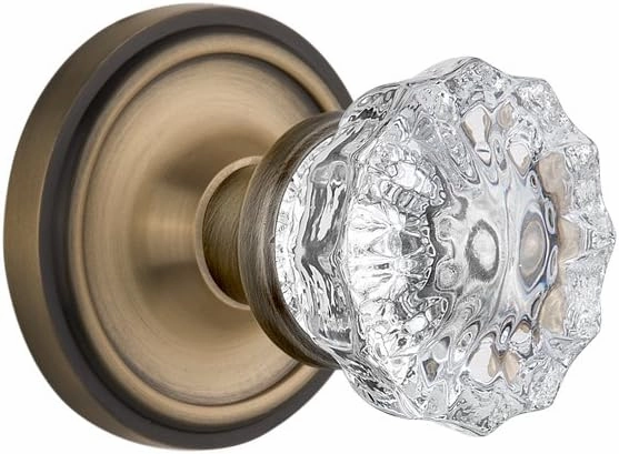 Nostalgic Warehouse Classic Rosette with Crystal Door Knob