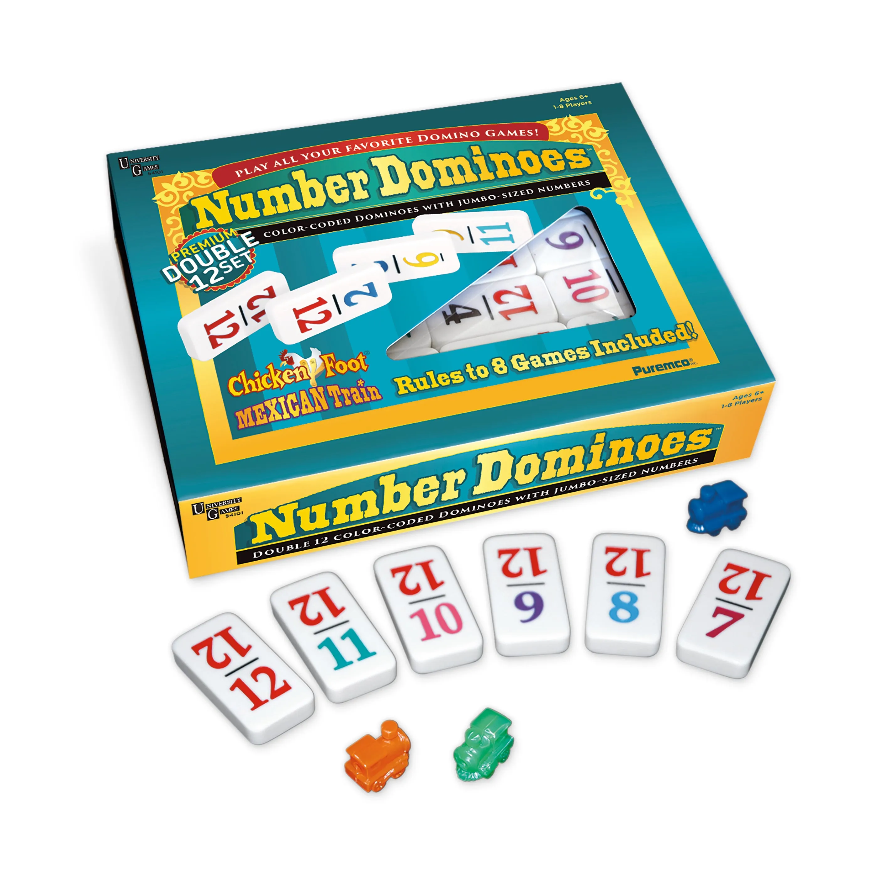 Number Dominoes - Premium Double 12 Set